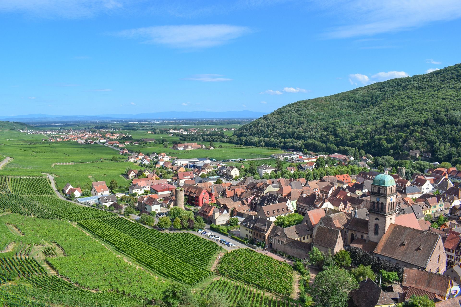 Panoramisch uitzicht - Kaysersberg - Elzas