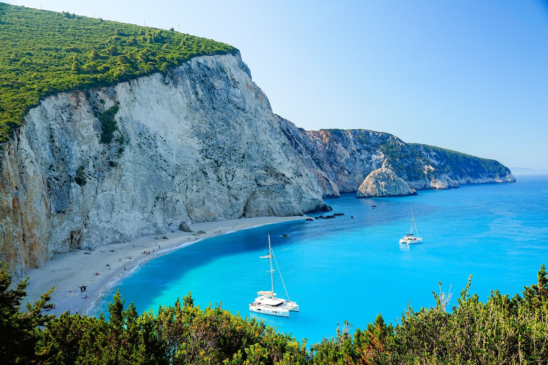 Strand op Lefkas