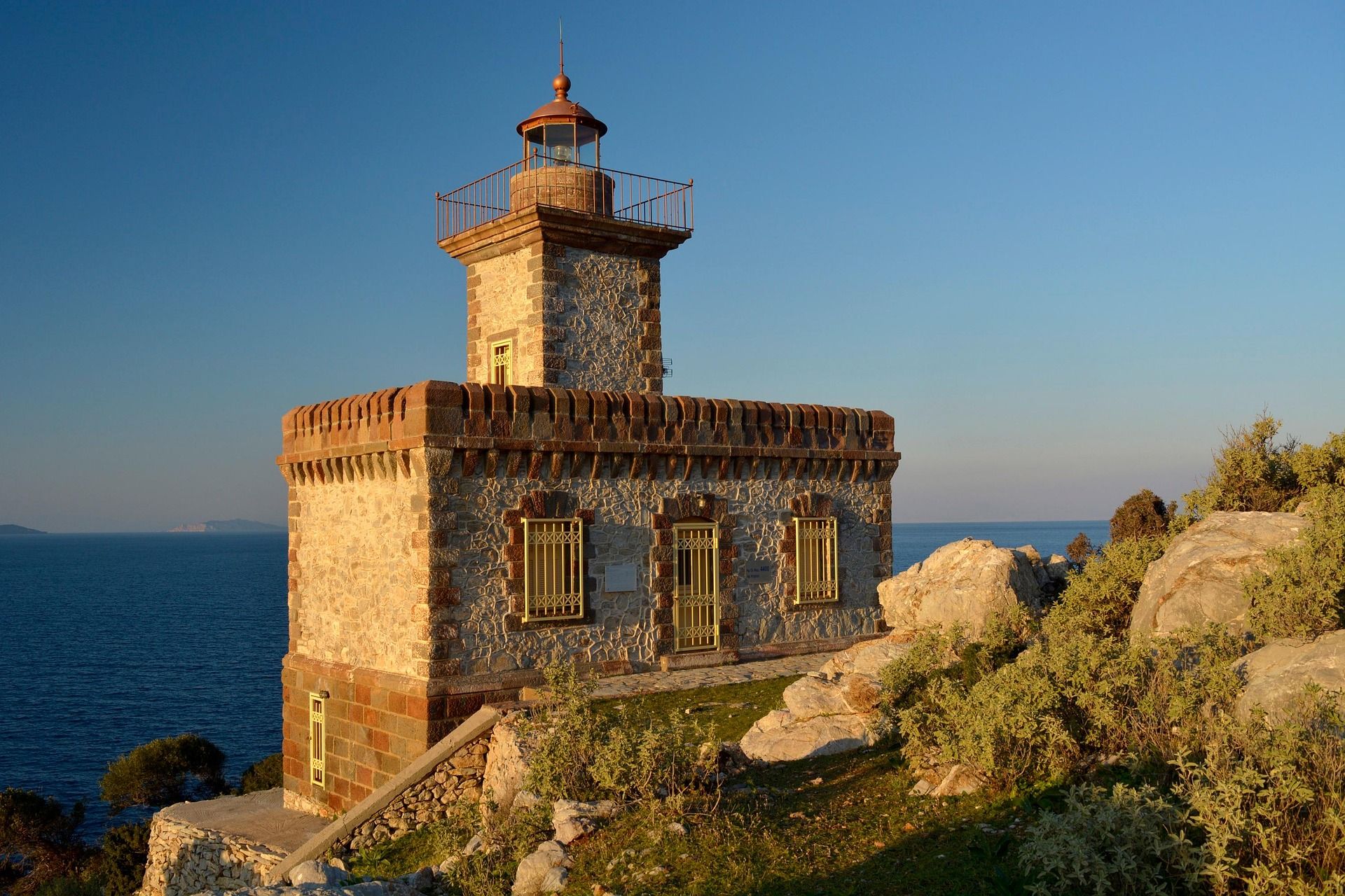Vuurtoren op Poros