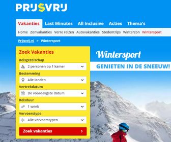 Wintersportvakanties vergelijken bij Prijsvrij