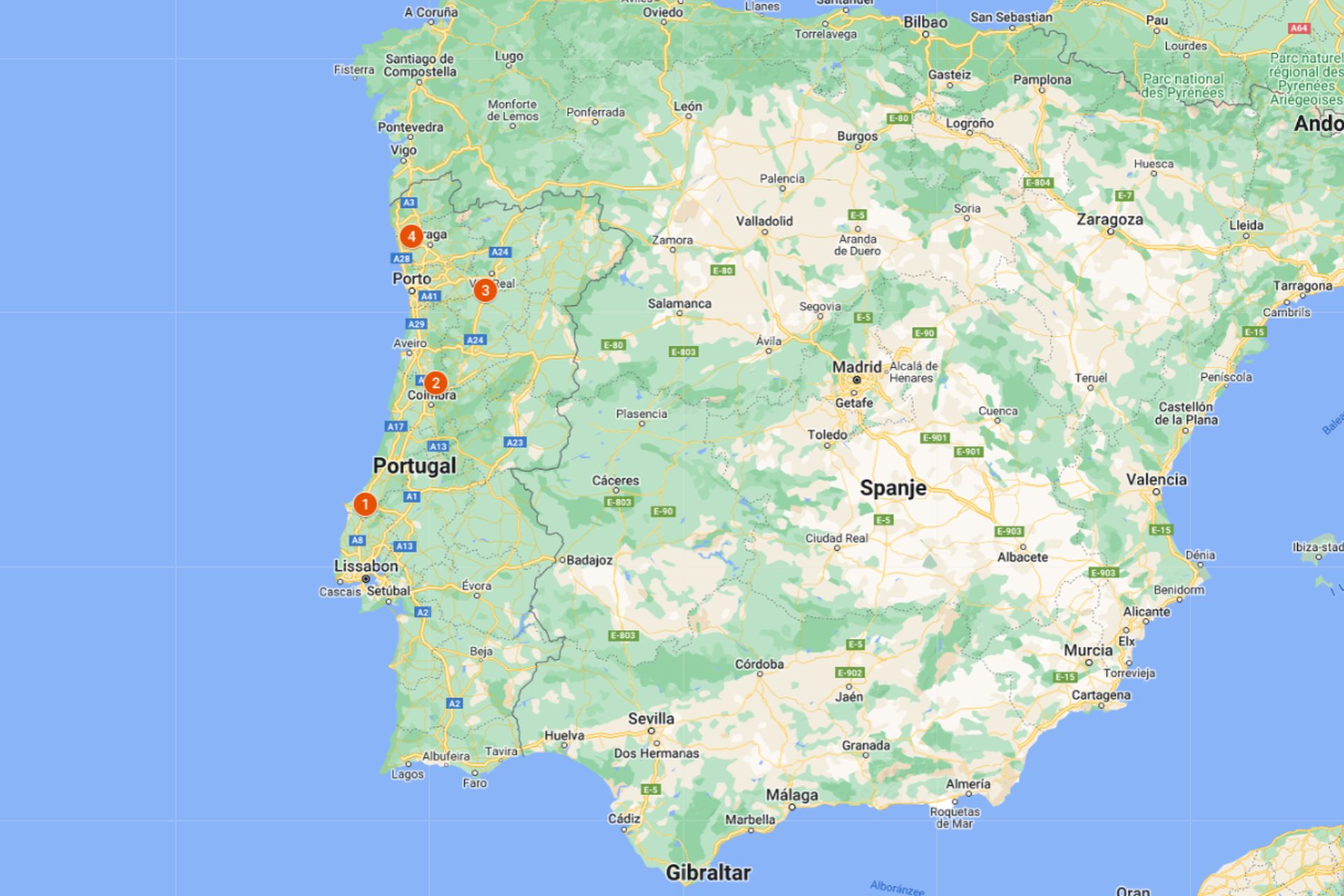 Fly-drive Historisch Midden & Noord Portugal