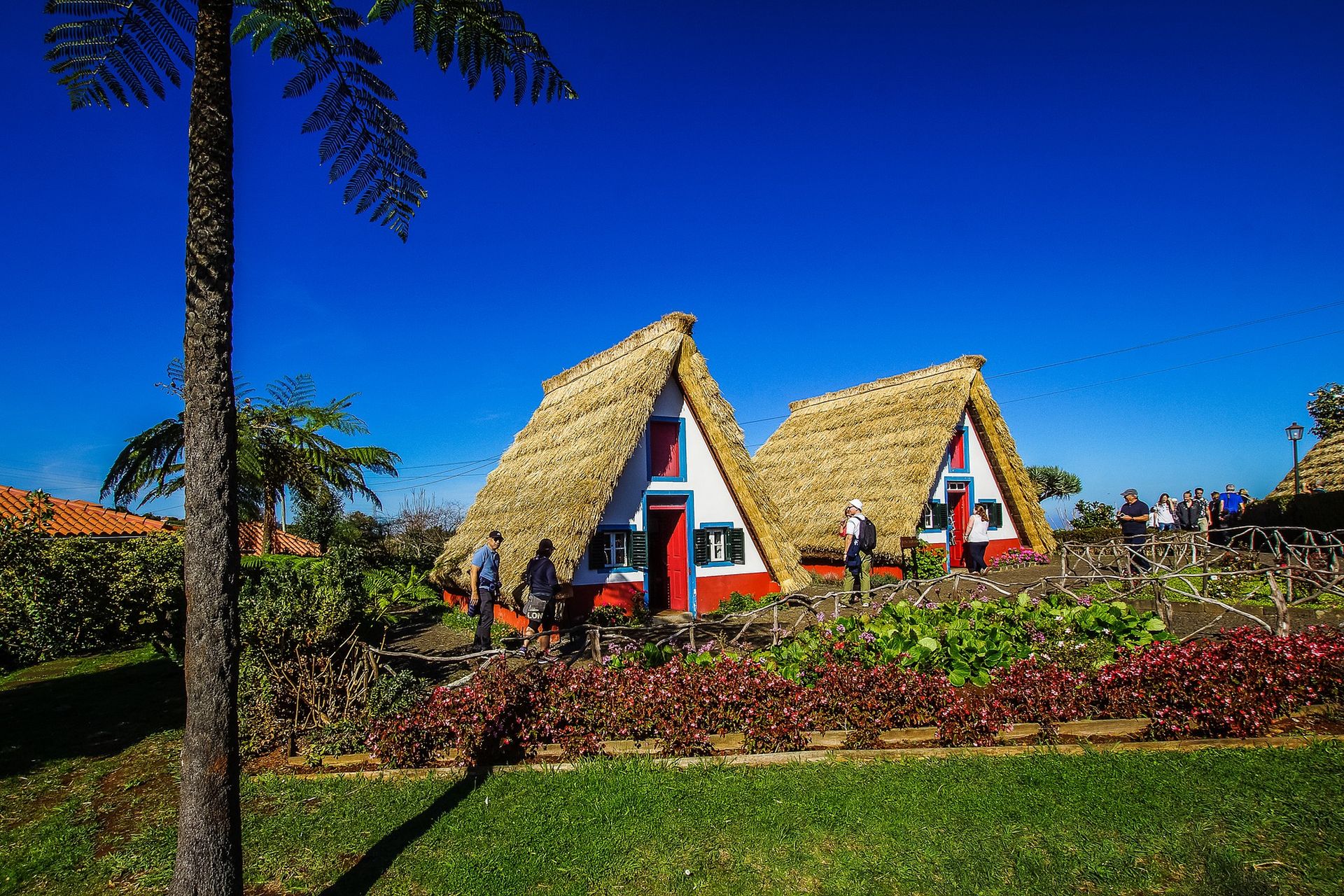 Typisch huisje in Santana, Madeira